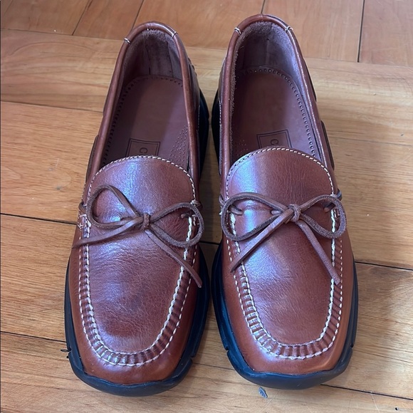 Cole Haan Country Mens Size 9 M Brown Leather Made in Mexico Slip On Shoes - Picture 3 of 8